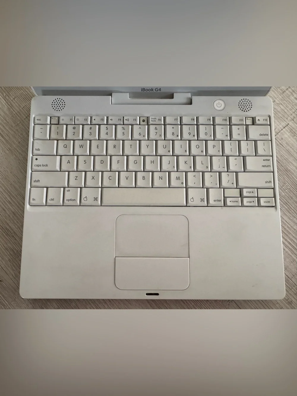 Apple iBook G4 12” White Laptop Untested Vintage 2005